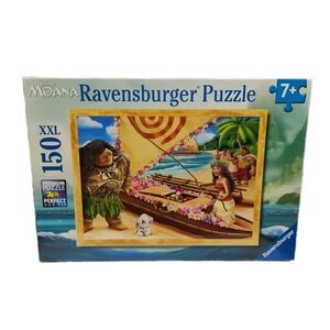 RARE Ravensburger Walt Disney Moana Age 7+ XXL 150pc Puzzle NIB New Sealed Maui